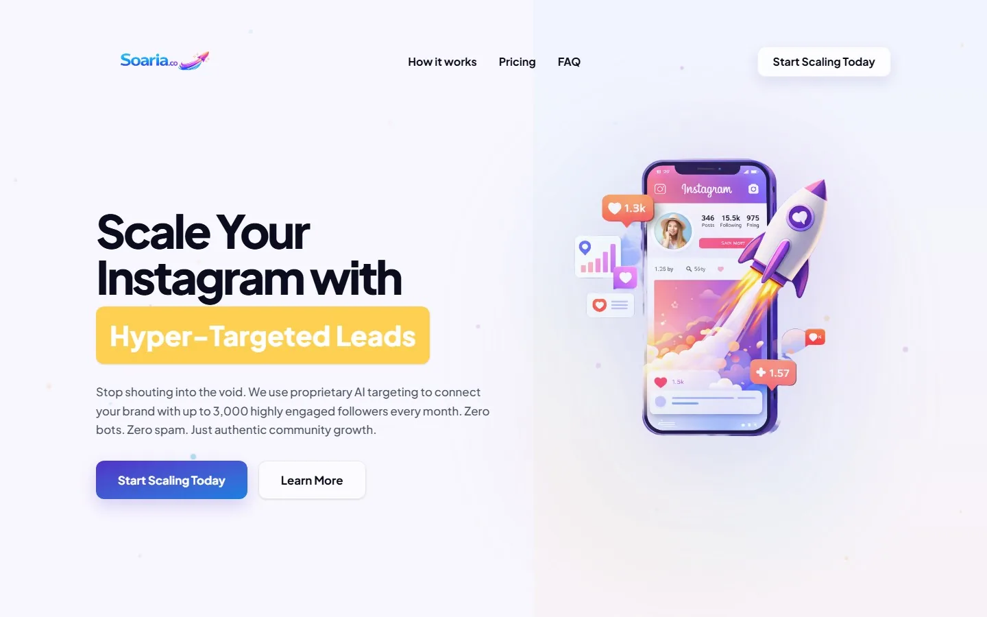 Soaria live site